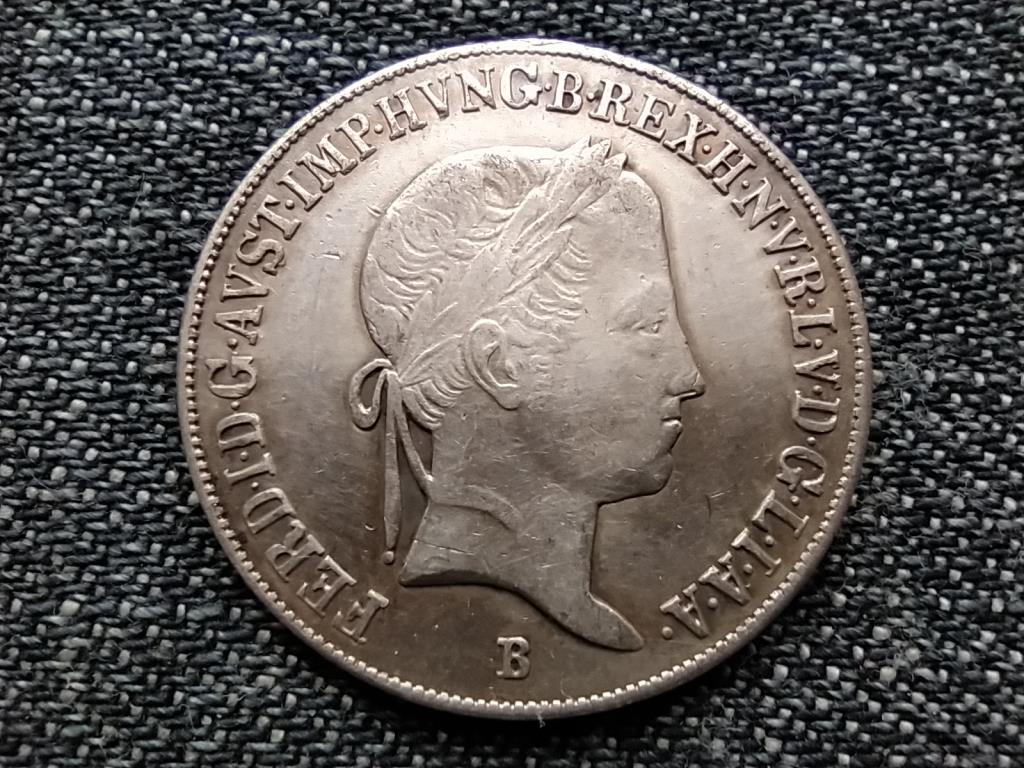 V. Ferdinánd (1835-1848) .583 ezüst 20 Krajcár 1847 B