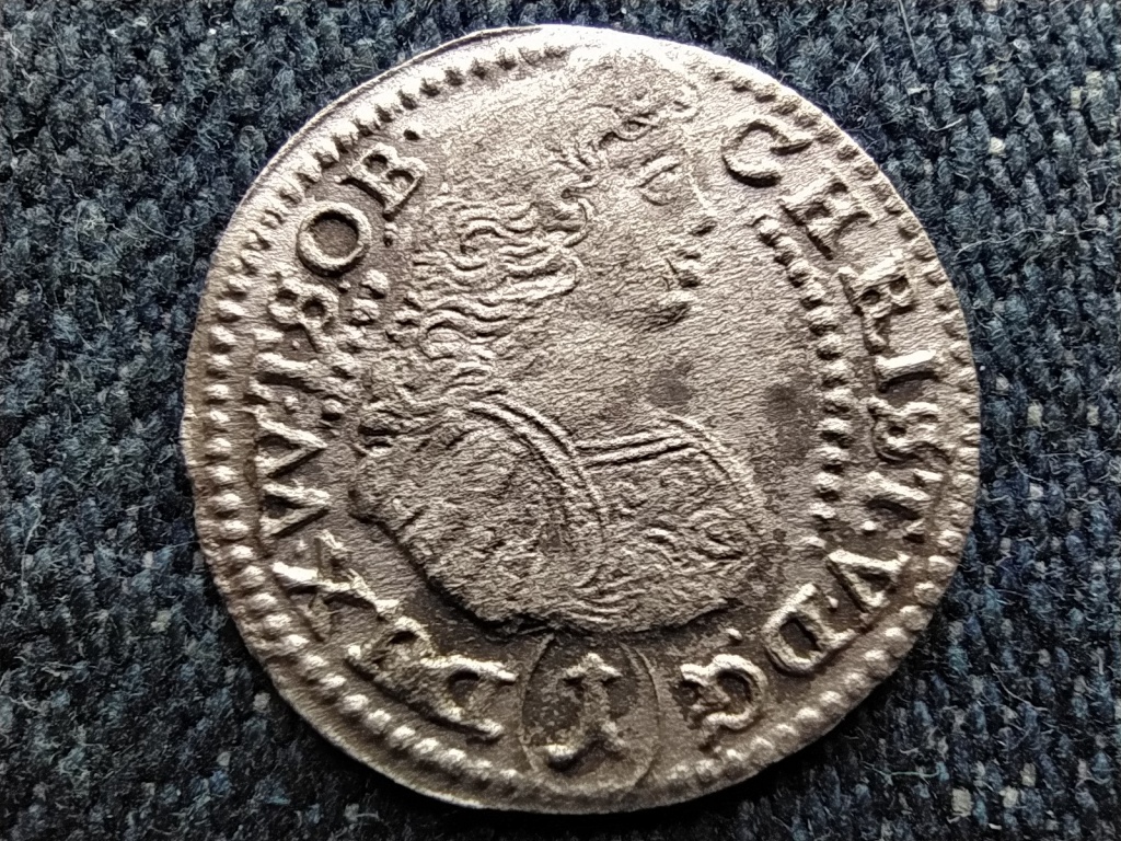 Németország Württemberg-Oels hercegség Christian Ulrich ezüst 1 Krajcár 1684
