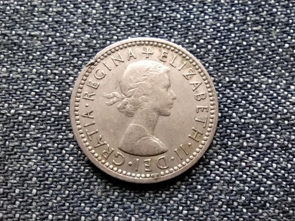 Anglia II. Erzsébet (1952-) 6 Penny 1960