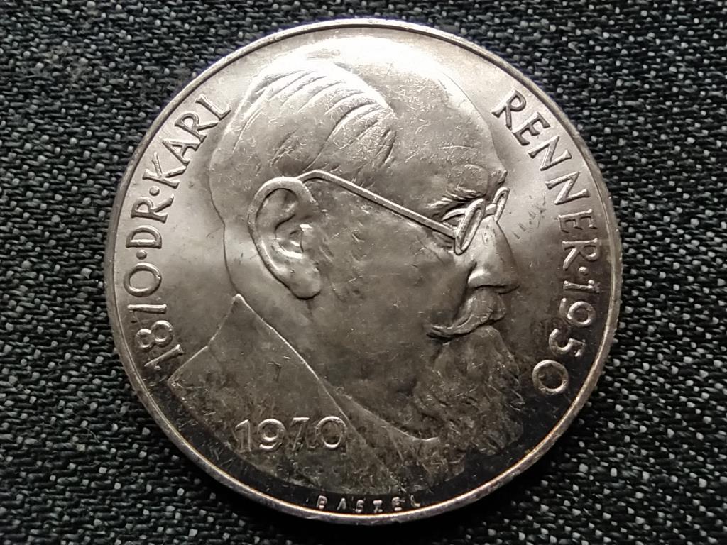 Ausztria Karl Renner születésének 100. évfordulója .900 ezüst 50 Schilling 1970