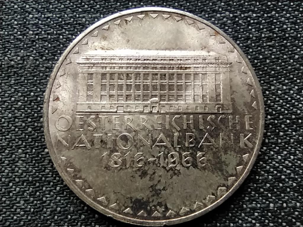 Ausztria A Nemzeti Bank 150. évfordulója .900 ezüst 50 Schilling 1966