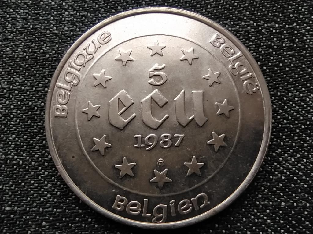 Belgium 30 éves a Római szerződés 5 ECU .833 ezüst érem 1987 