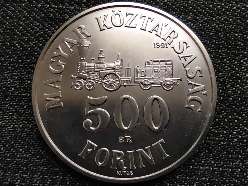 Széchenyi István születésének 200. évfordulója .900 ezüst 500 Forint 1991 BP BU