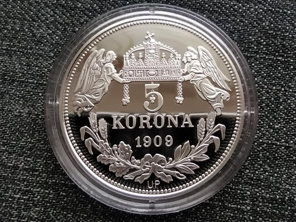Királyi Koronák Utánveretben III. Károly 5 korona .999 ezüst PP