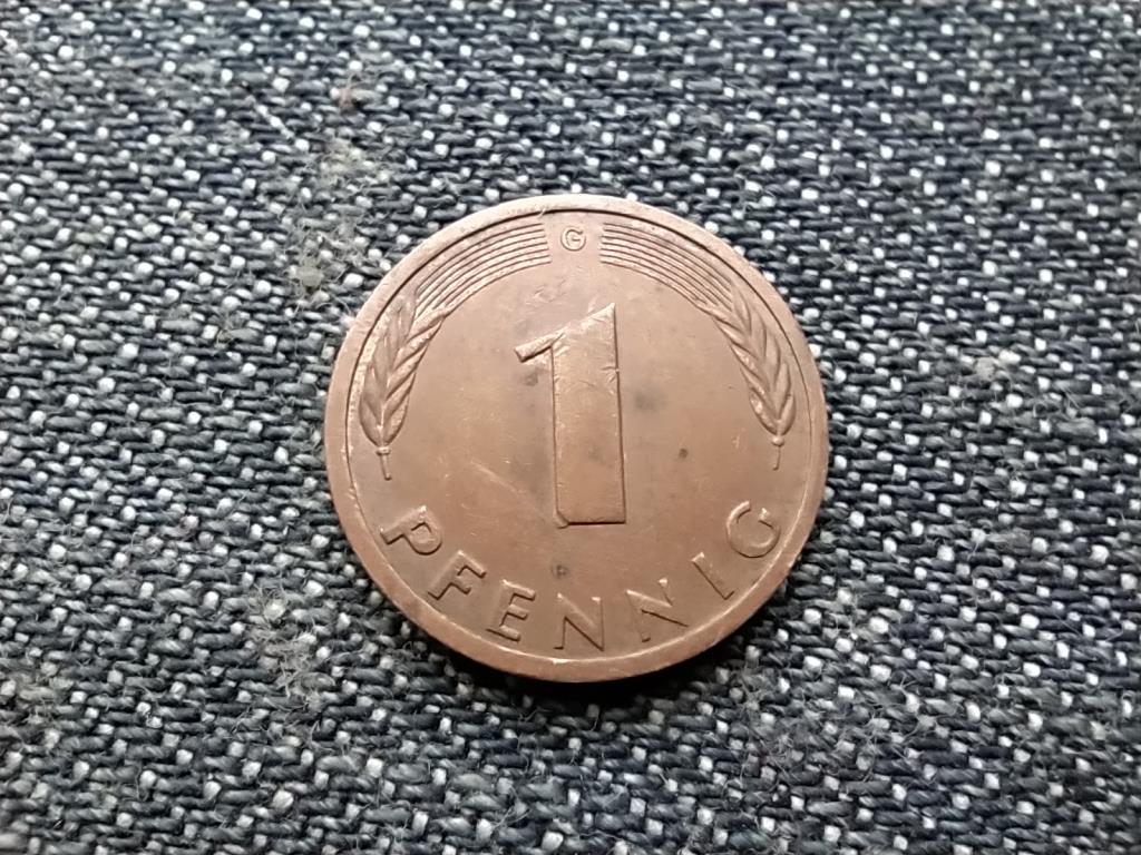 Németország NSZK (1949-1990) 1 Pfennig 1982 G