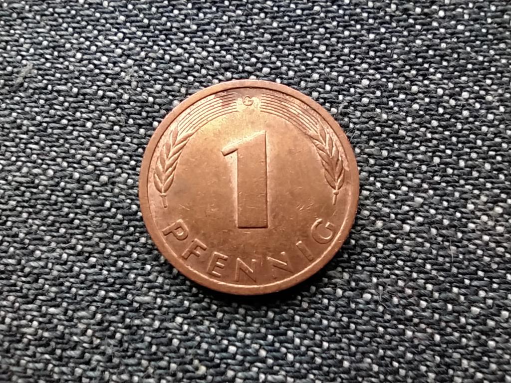 Németország NSZK (1949-1990) 1 Pfennig 1984 G