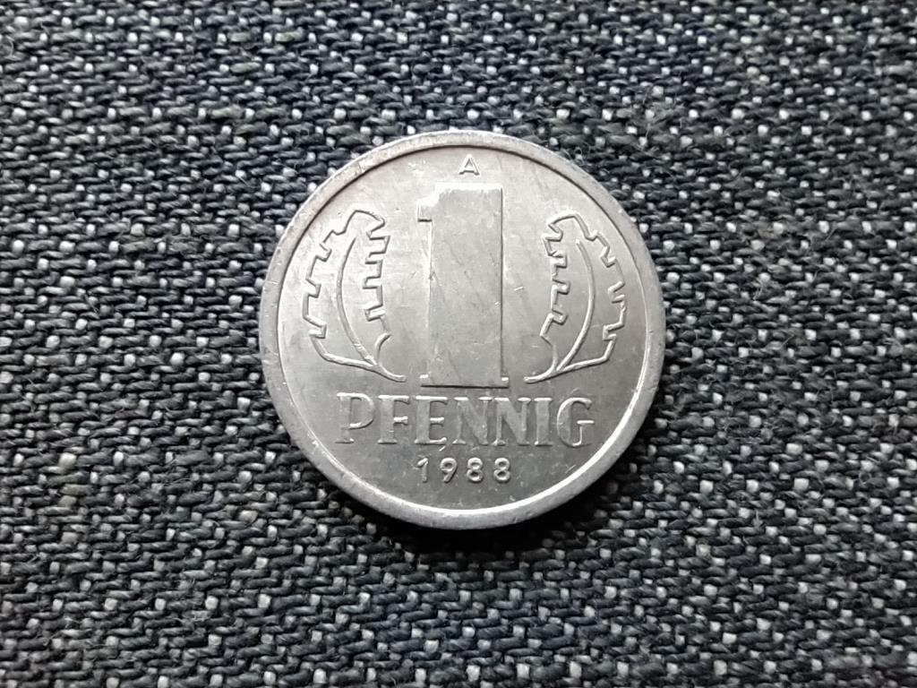 Németország Demokratikus Köztársaság (1949-1990) 1 Pfennig 1988 A