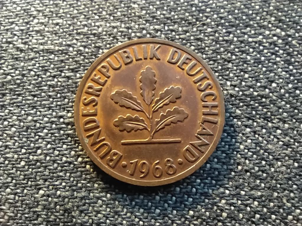 Németország NSZK (1949-1990) 2 Pfennig 1968 D