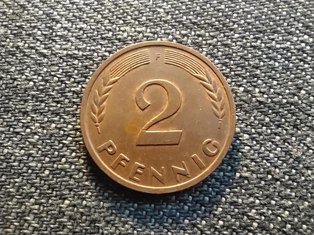 Németország NSZK (1949-1990) 2 Pfennig 1969 F