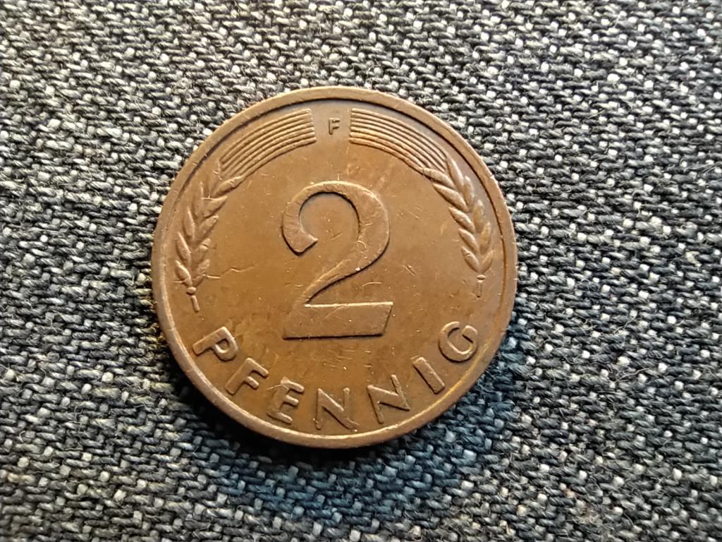 Németország NSZK (1949-1990) 2 Pfennig 1970 F