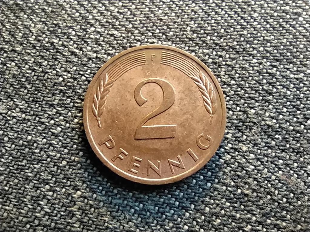 Németország NSZK (1949-1990) 2 Pfennig 1979 F