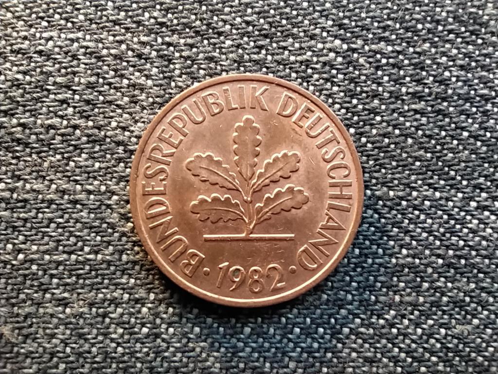 Németország NSZK (1949-1990) 2 Pfennig 1982 D