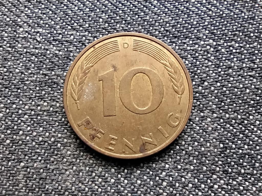 Németország 10 Pfennig 1991 D