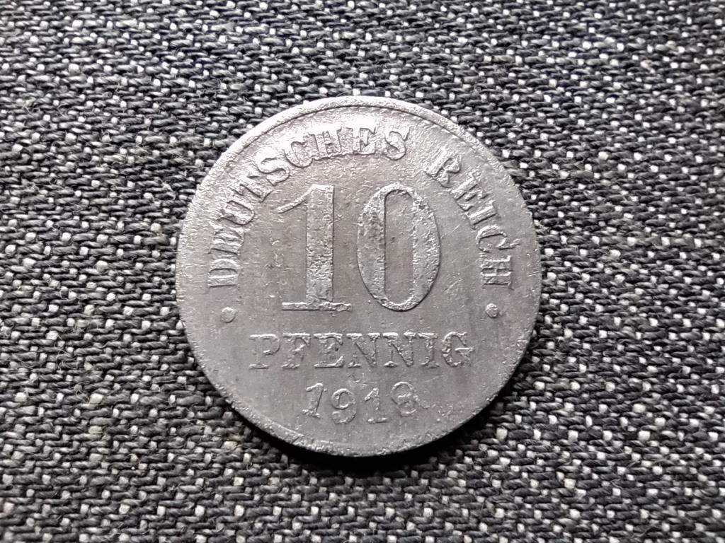 Németország Második Birodalom (1871-1918) 10 Pfennig 1918