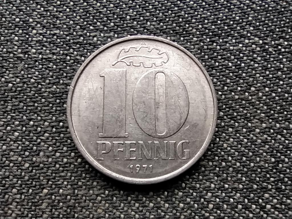 Németország NDK (1949-1990) 10 Pfennig 1971 A