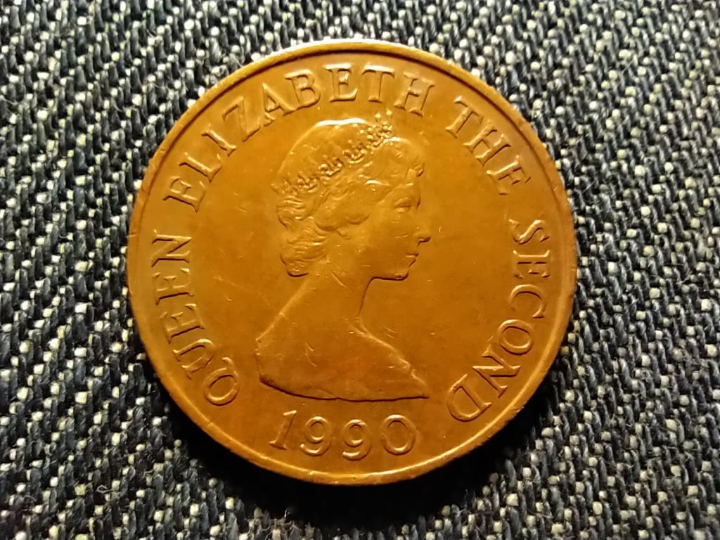 Jersey II. Erzsébet Le Hocq torony 1 penny 1990