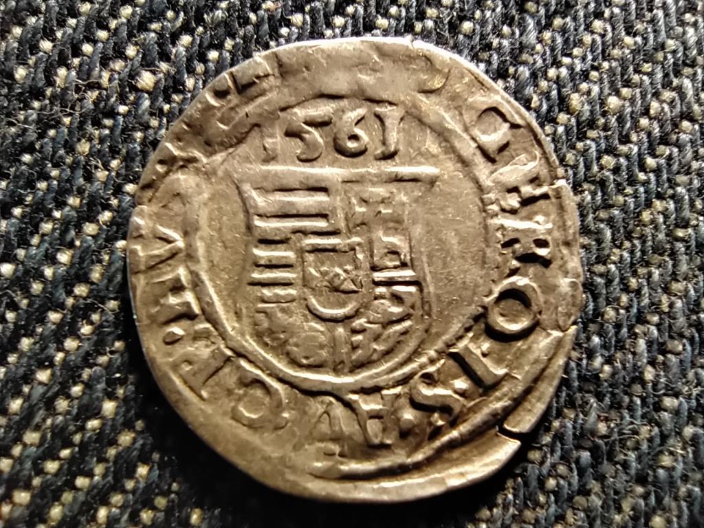 I. Ferdinánd (1526-1564) .500 ezüst 1 Dénár 1561 KB