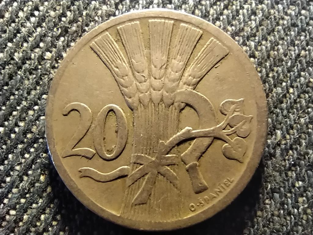 Csehszlovákia 20 heller 1924