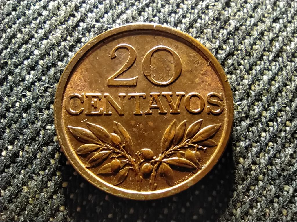 Portugália Második Köztársaság (1926-1974) 20 Centavos 1970