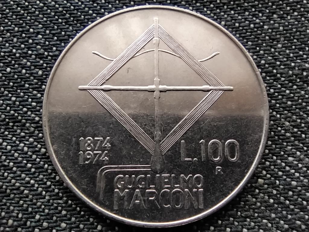 Olaszország Guglielmo Marconi 100 Líra 1974 R