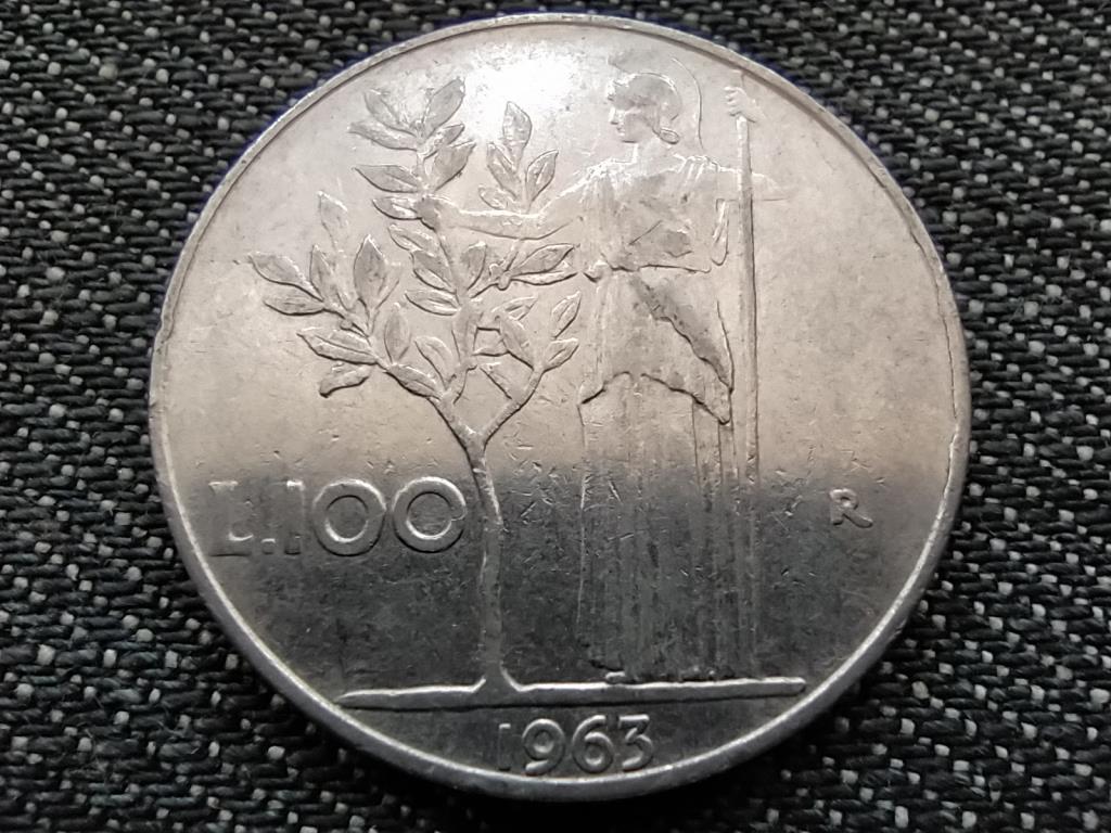 Olaszország Köztársaság (1946-) 100 Líra 1963 R