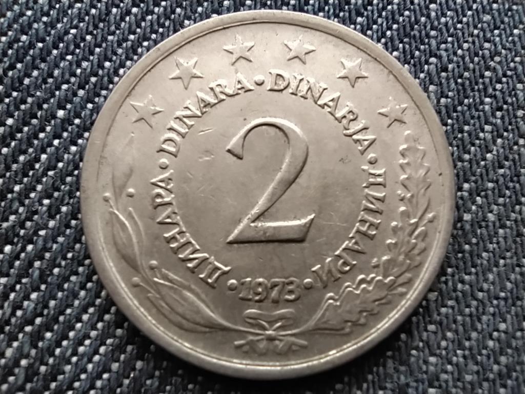 Jugoszlávia 2 Dínár 1973