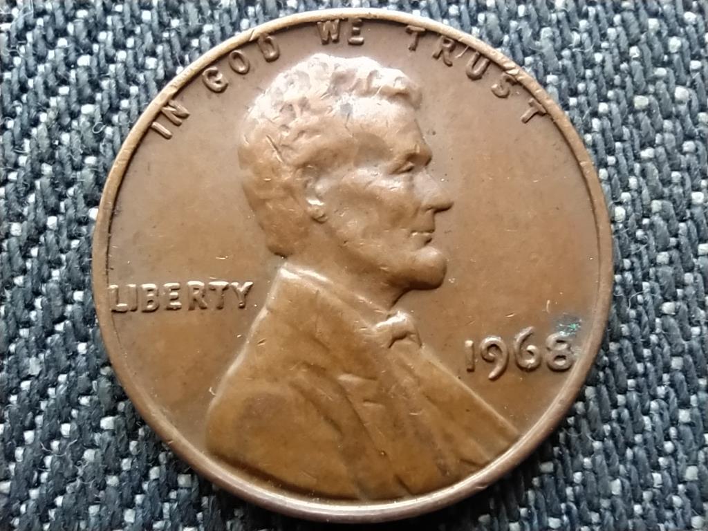 USA Lincoln Emlékmű 1 Cent 1968