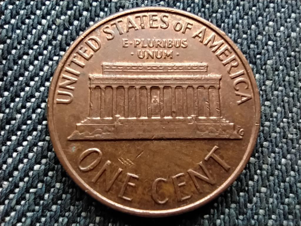 USA Lincoln Emlékmű 1 Cent 1976 D 