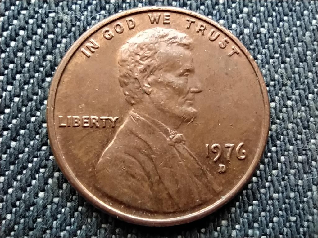 USA Lincoln Emlékmű 1 Cent 1976 D 