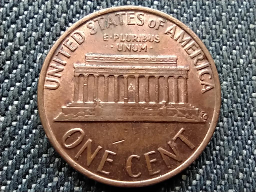 USA Lincoln Emlékmű 1 Cent 1975
