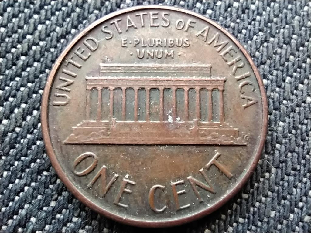 USA Lincoln Emlékmű 1 Cent 1986 