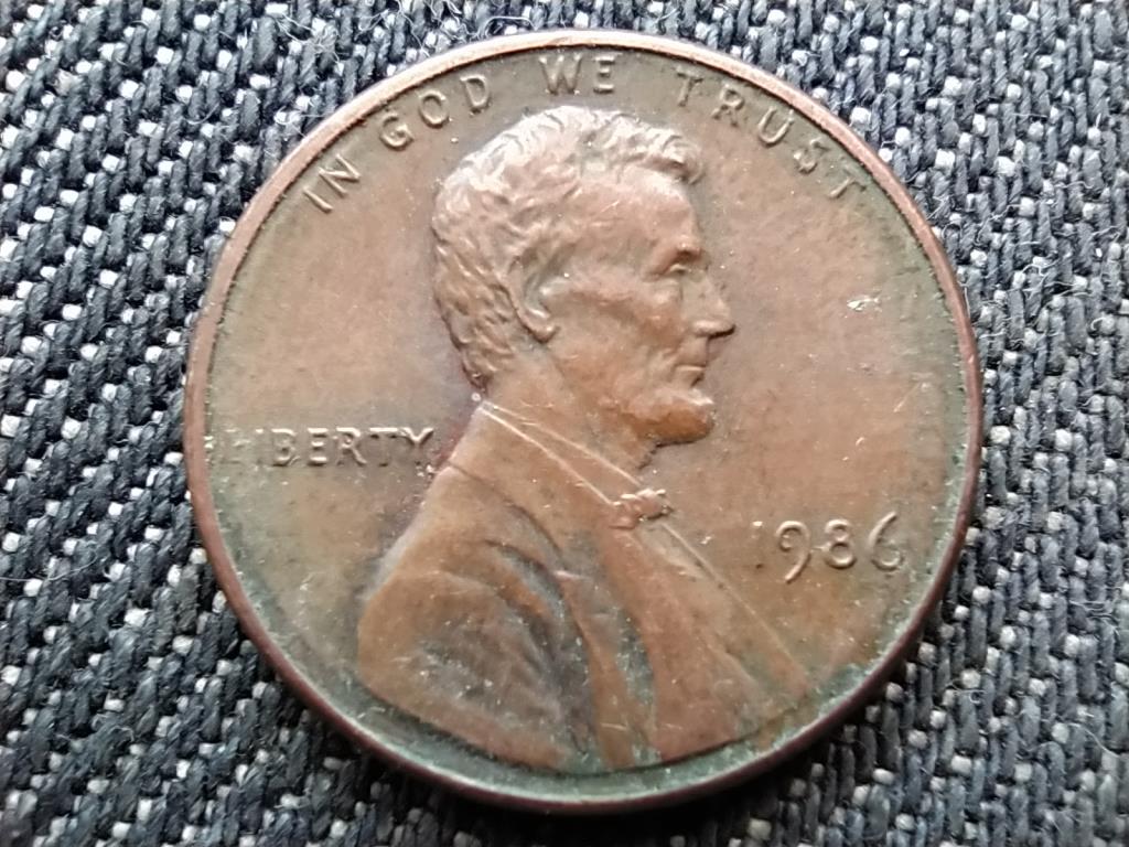 USA Lincoln Emlékmű 1 Cent 1986 