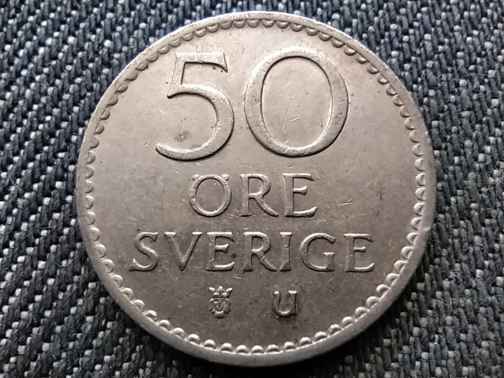 Svédország VI. Gusztáv Adolf (1950-1973) 50 Öre 1973 U
