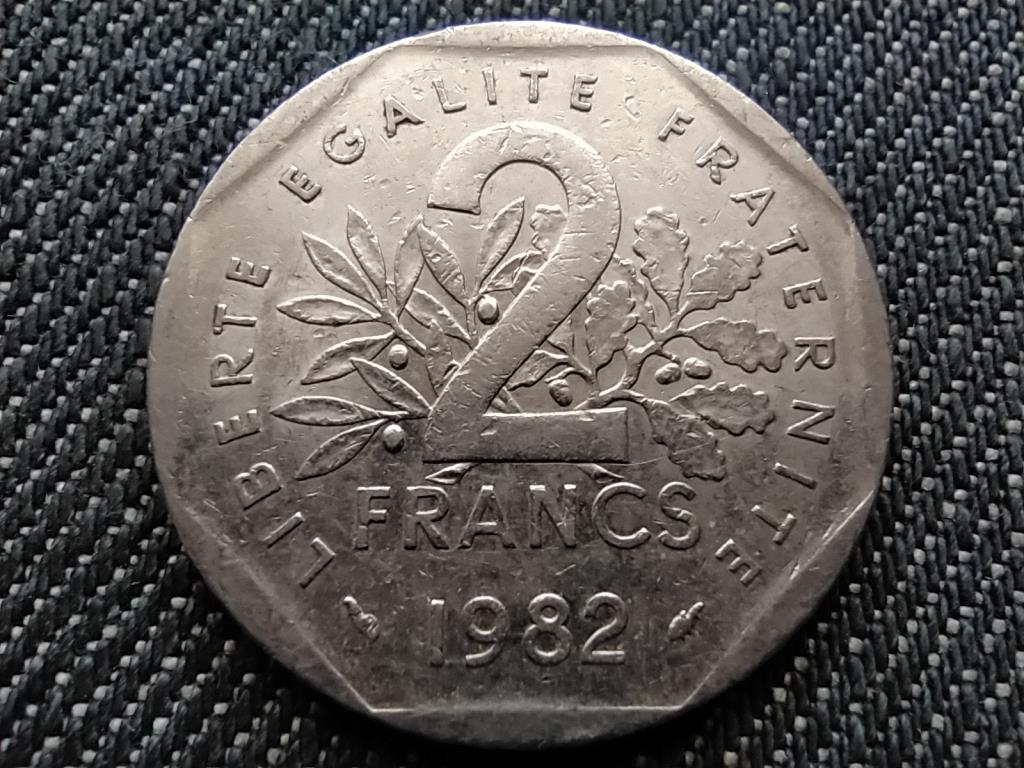 Franciaország 2 frank 1982