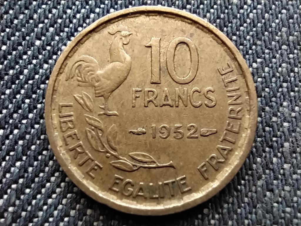 Franciaország 10 frank 1952