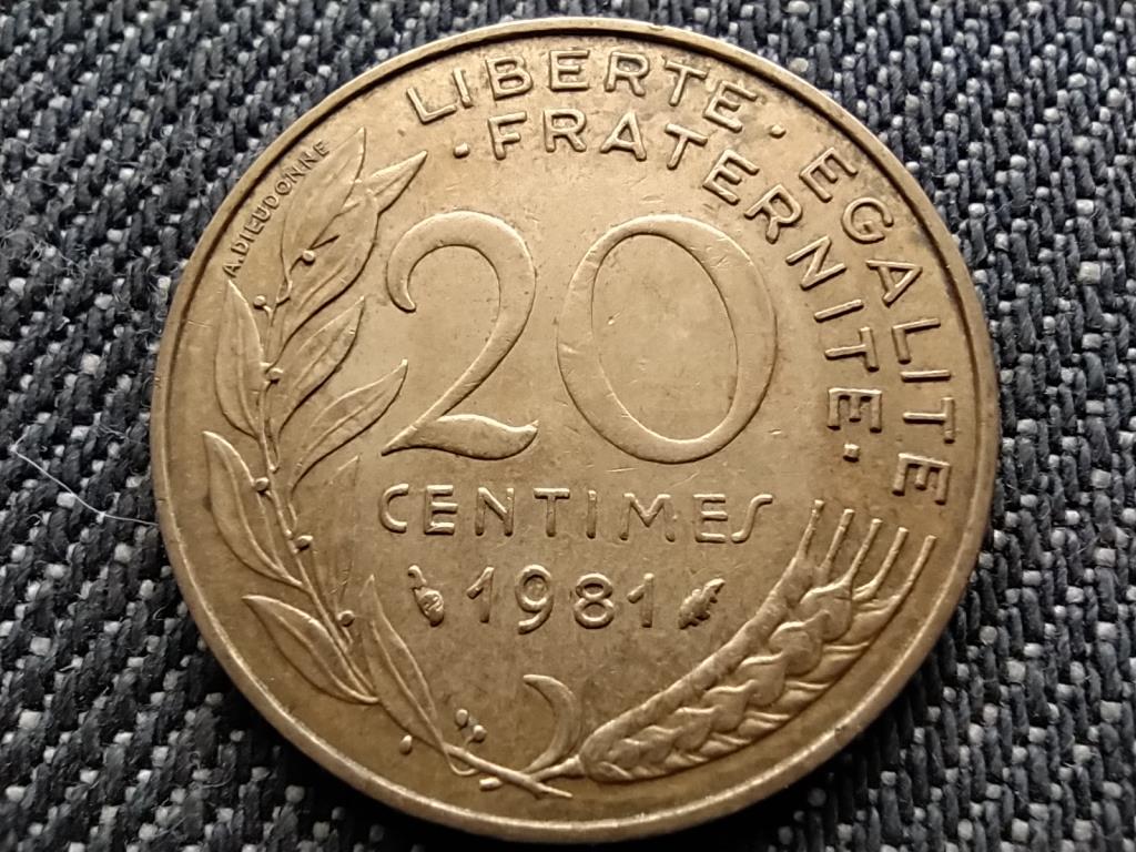 Franciaország 20 Centimes 1981
