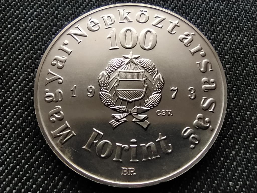 150 éve született Petőfi Sándor .640 ezüst 100 Forint 1973 BP BU