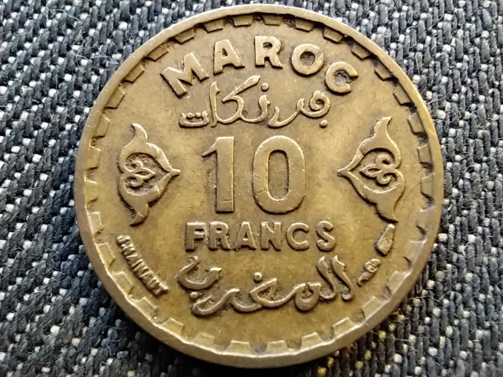 Marokkó V. Mohammed (1927-1961) 10 frank 1952