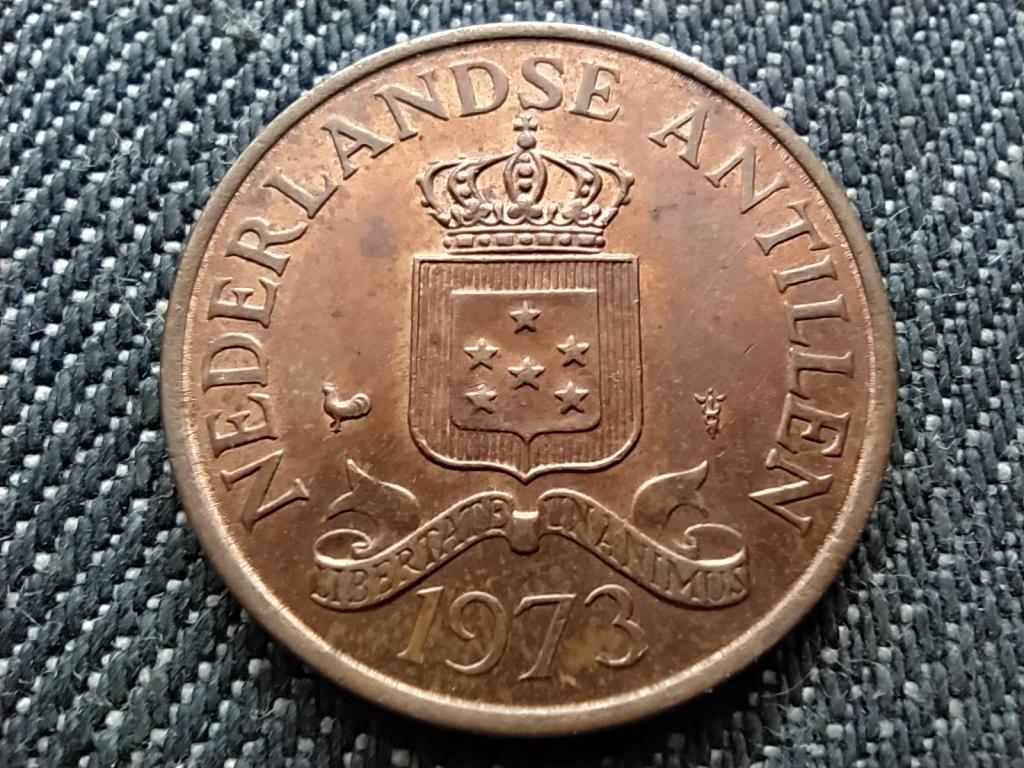 Holland Antillák Júlia (1948-1980) 2.5 cent 1973