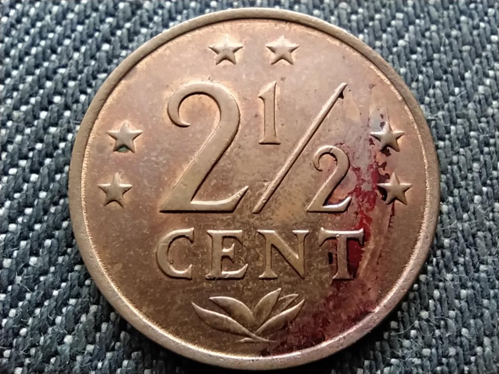 Holland Antillák Júlia (1948-1980) 2.5 cent 1973