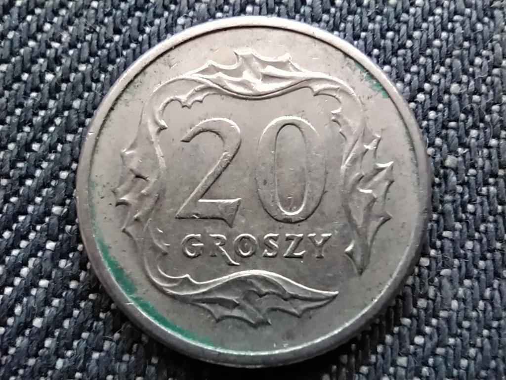 Lengyelország 20 groszy 1998 MW