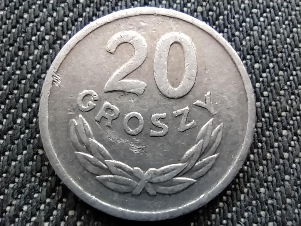 Lengyelország 20 groszy 1967 MW