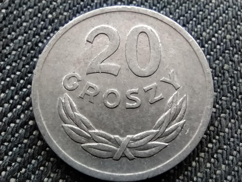 Lengyelország 20 groszy 1975 MW