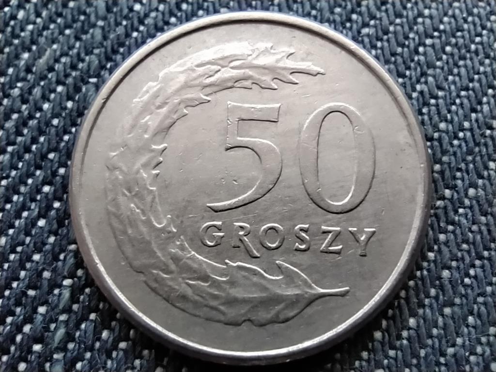 Lengyelország 50 groszy 1995 MW