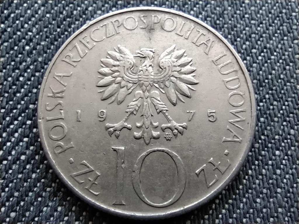 Lengyelország 10 Zloty Adam Mickiewicz 1975 MW
