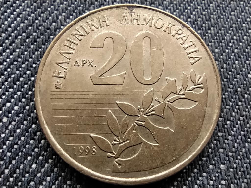 Görögország Dionysios Solomos 20 drachma 1998