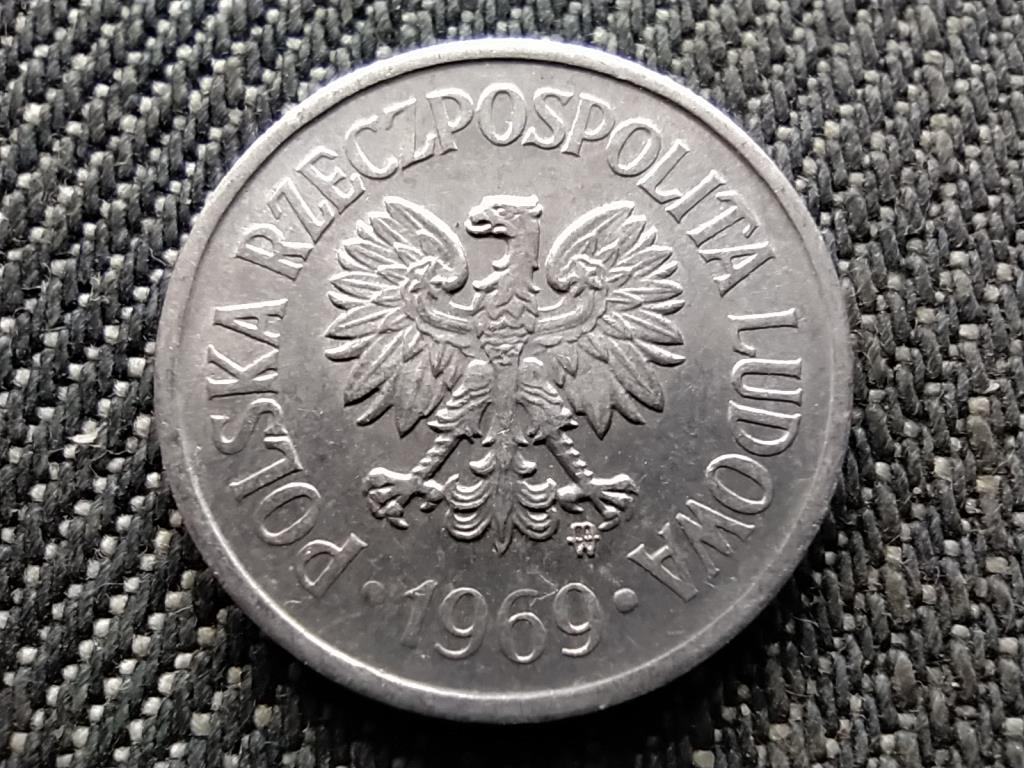 Lengyelország 10 groszy 1969 MW