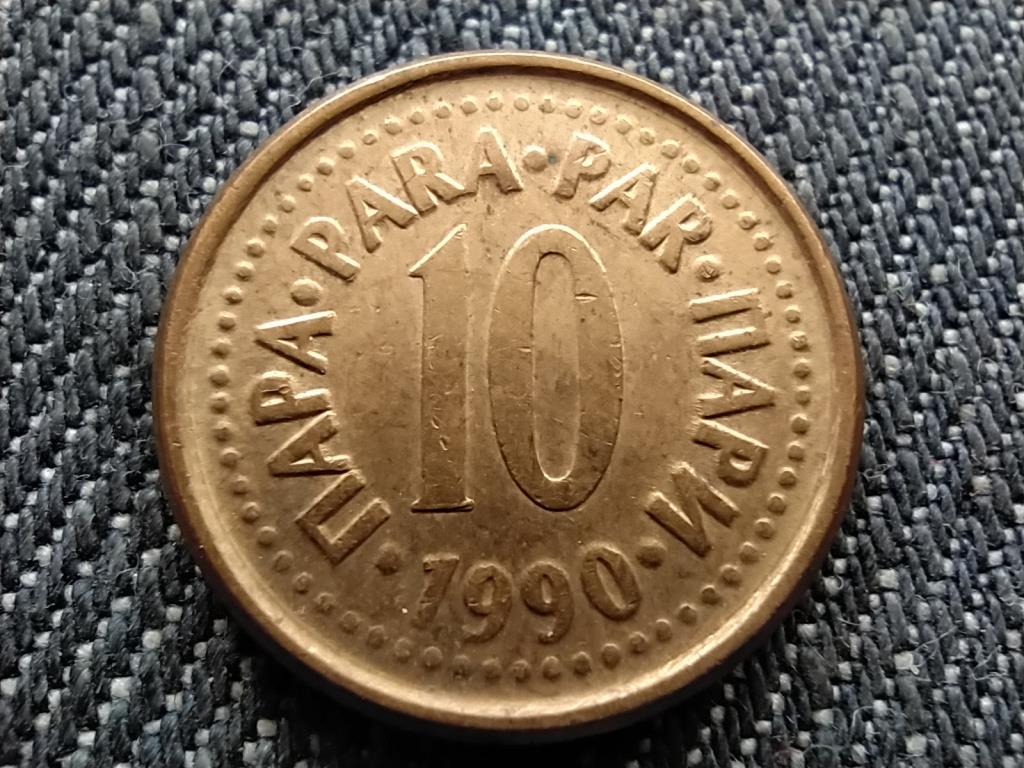 Jugoszlávia 10 para 1990