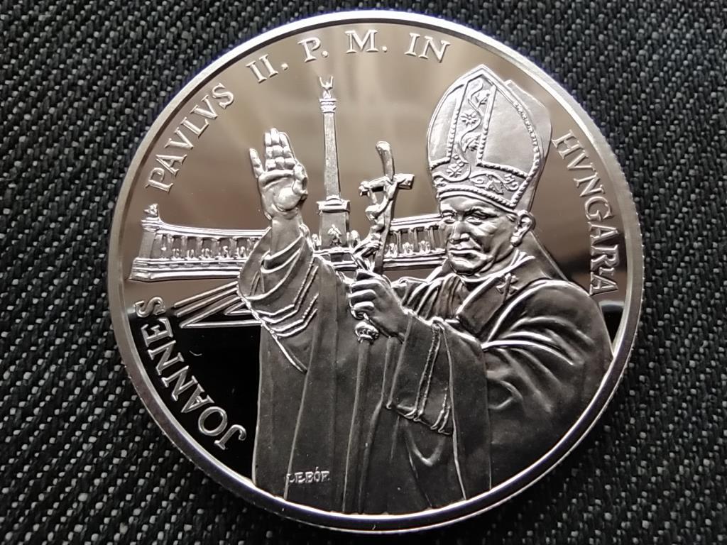 II. János Pál pápa magyaroroszági látogatása .900 ezüst 500 Forint 1991 BP PP