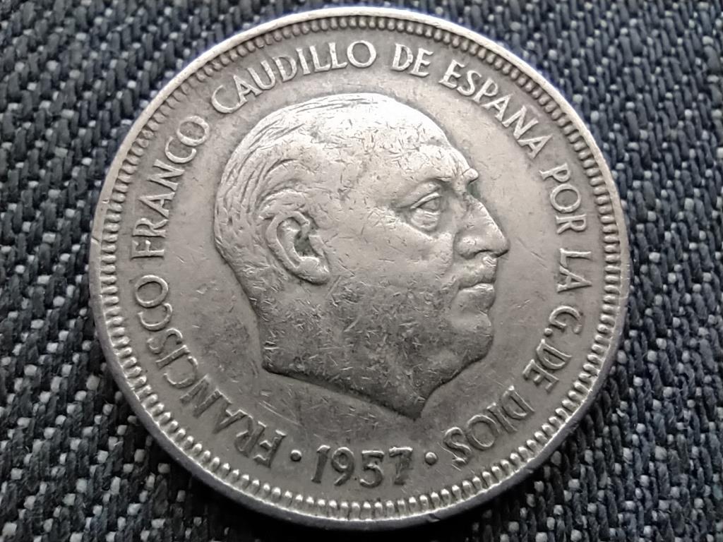 Spanyolország Francisco Franco (1936-1975) 5 Peseta 1957 (1960)